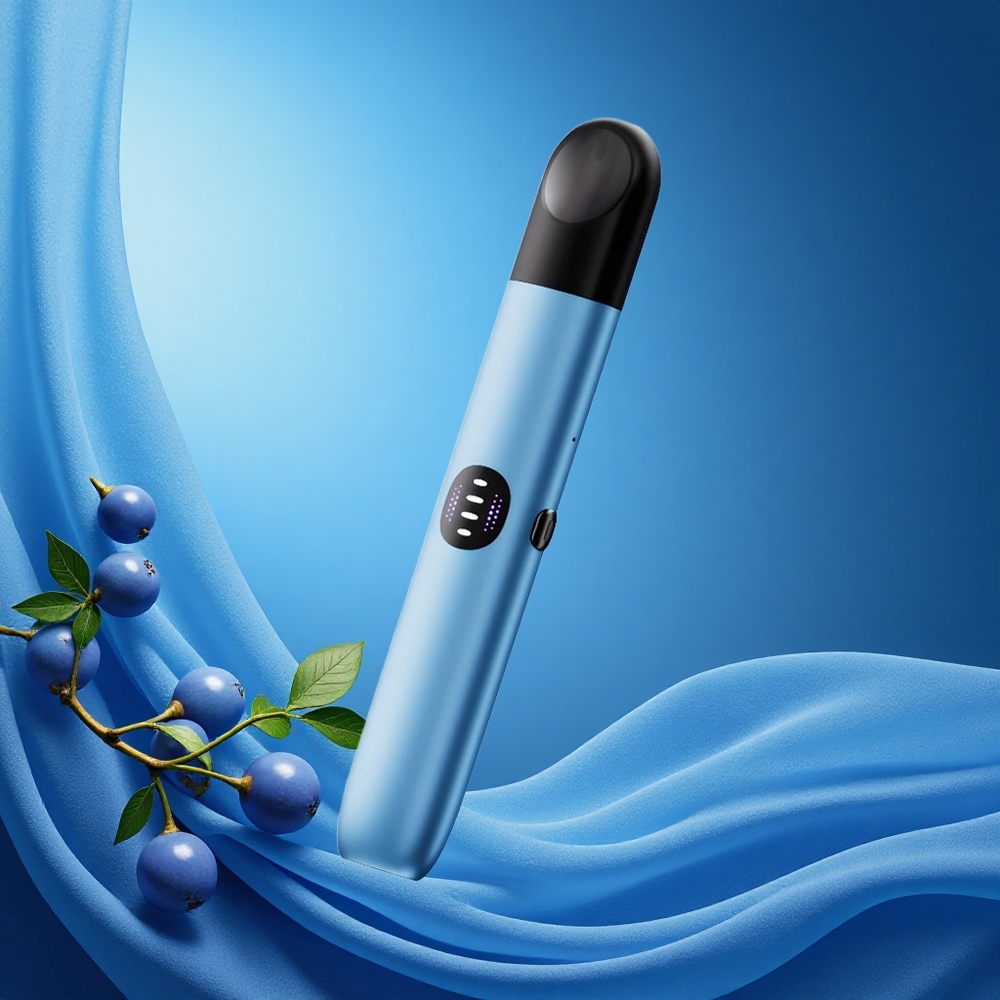 Relx Infinity 2 650 Puffs Blue Sleek Metallic 1.9ml Pod 440mAh Battery 3 Modes USB Type-C grossiste puff