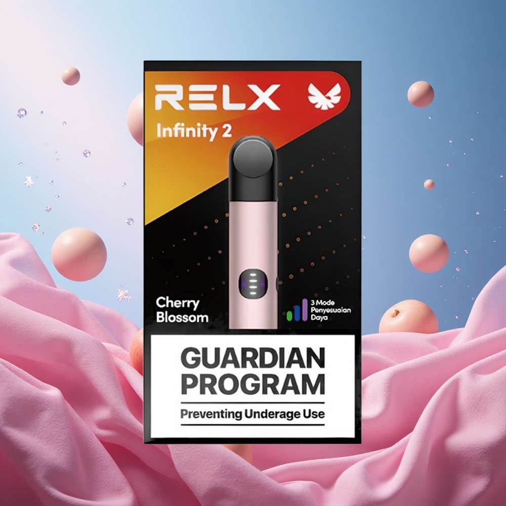 Relx Infinity 2 650 Puffs Pink 1.9ml Pod 440mAh USB Type-C 3 Modes grossiste puff