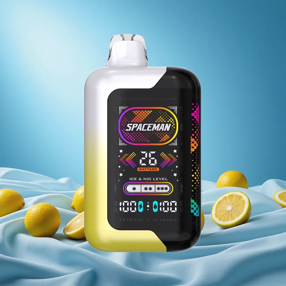 SMOK SPACEMAN 40000 Puff Disposable Vape Lemon Pop 20mL 1000mAh 2.28" LED Type-C grossiste puff