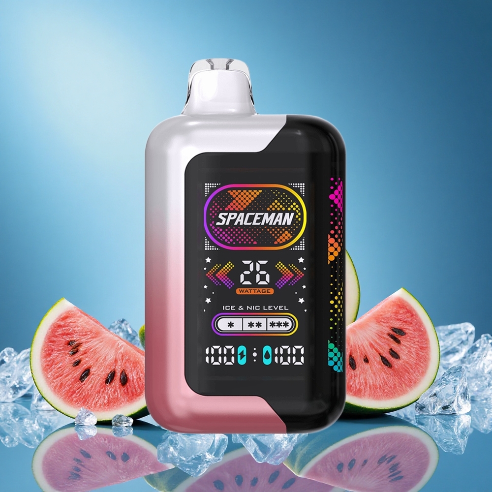SMOK SPACEMAN 40000 Puffs Disposable Vape Watermelon Ice 20ml 1000mAh Type-C Screen grossiste puff