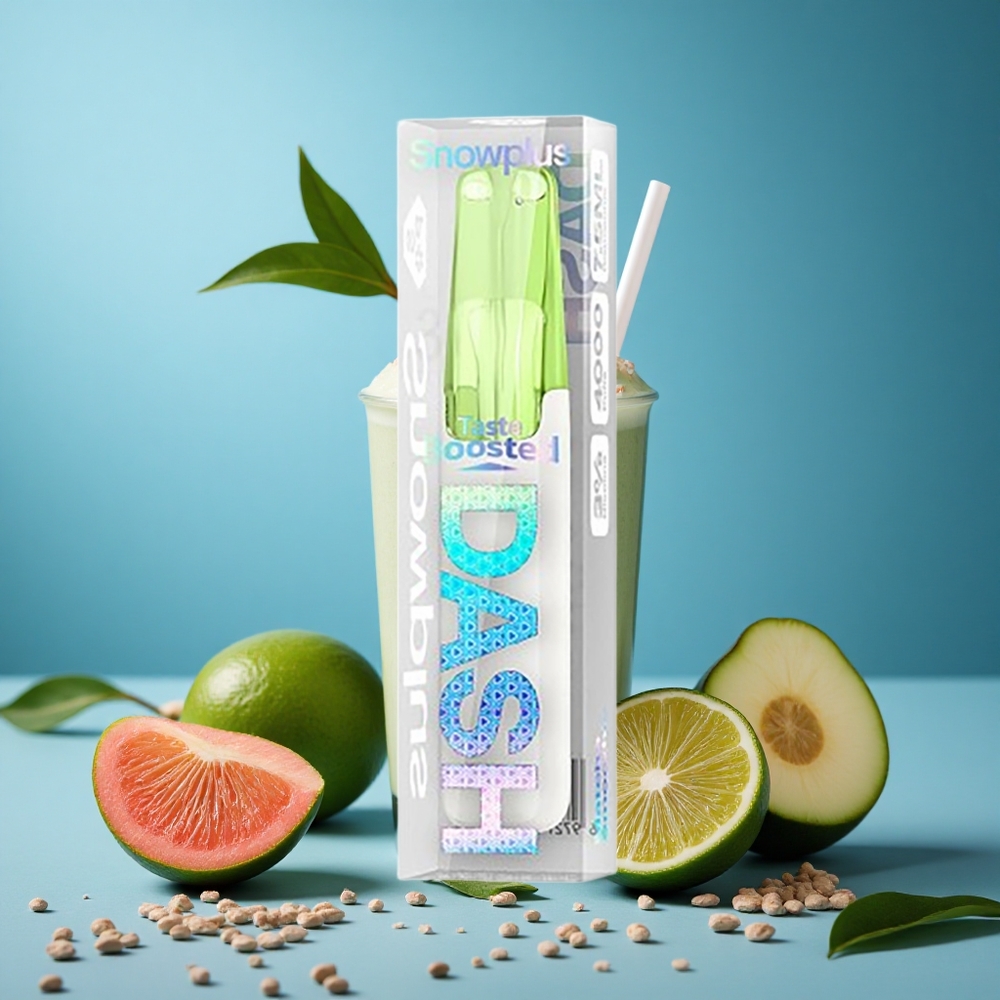 Snowplus Dash 4000 Puffs Matcha Smoothie Disposable Device Ceramic Atomizer 530mAh 7.5ml grossiste puff