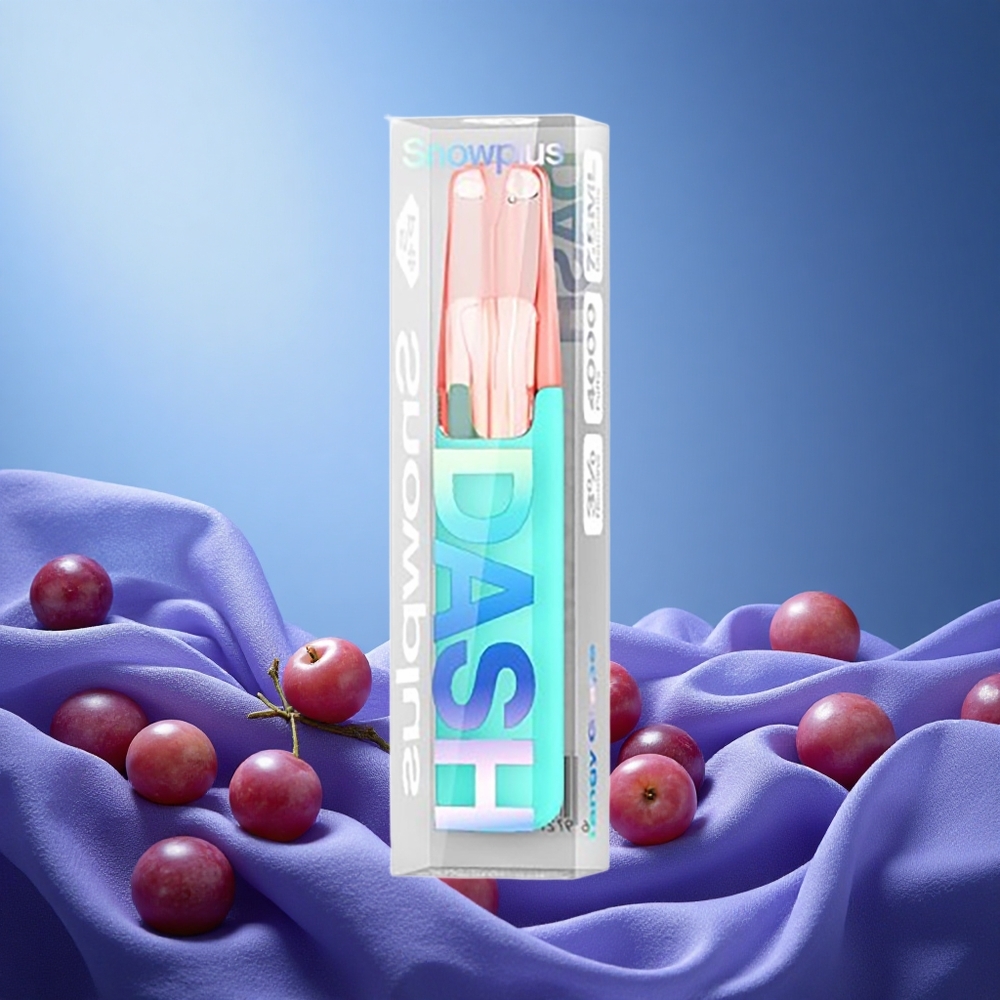 Snowplus Dash 4000 Puffs Tangy Grape Disposable Device 7.5ml 5% Nicotine Ceramic Atomizer grossiste puff