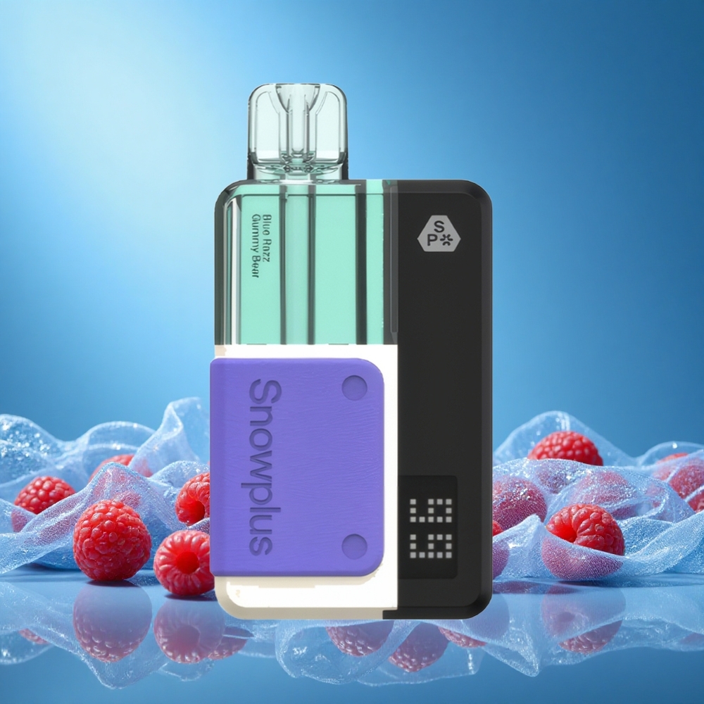 Snowplus Swift 15000 Puffs Dual Mesh 2+10ml Refillable Pod Kit Blue Razz Gummy Bear grossiste puff