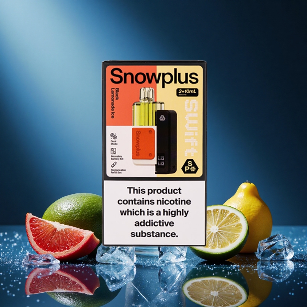 Snowplus Swift 5000 Puffs Dual Mesh 1000mAh Black Lemonade Ice grossiste puff