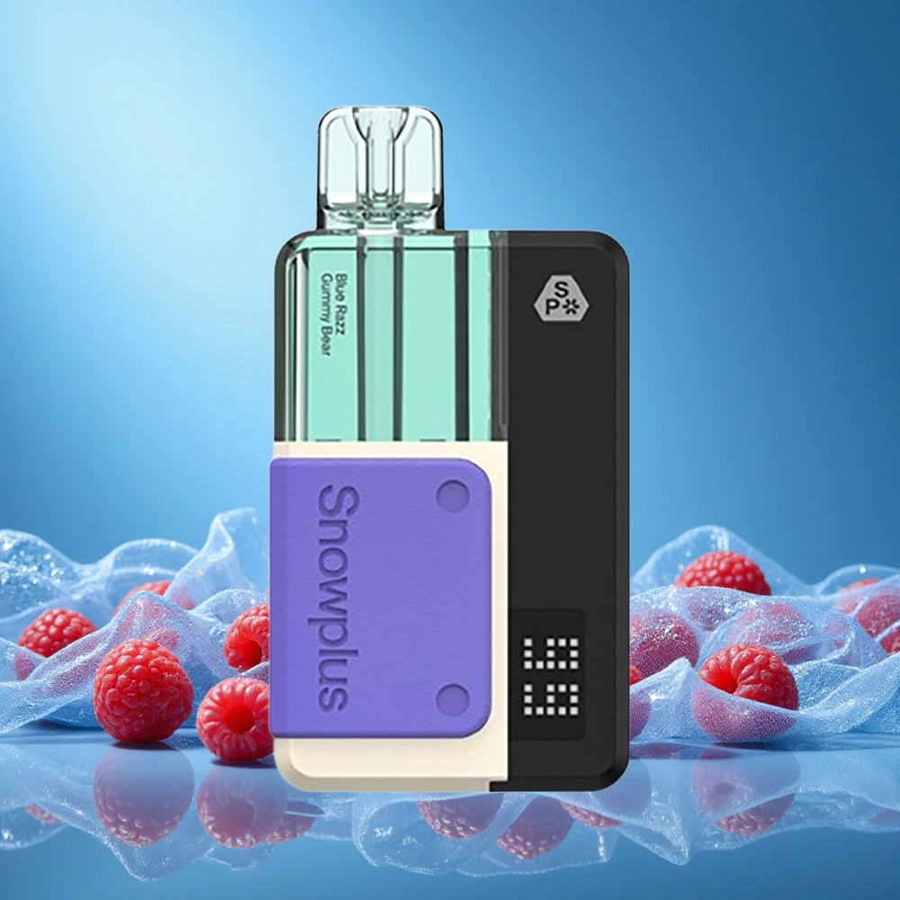 Snowplus Swift 5000 Puffs Dual Mesh 1000mAh Blue Razz Gummy Bear 2+10ml 2% Nicotine grossiste puff