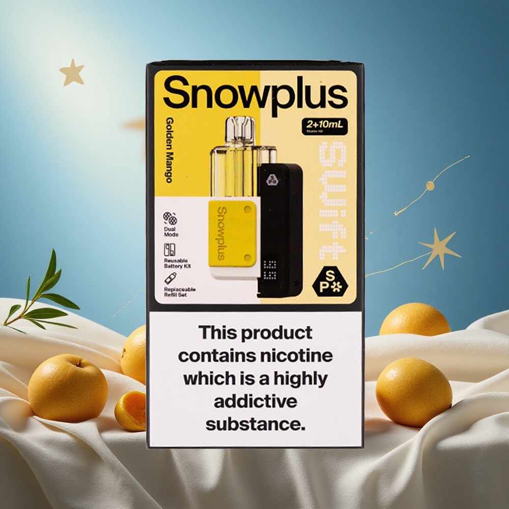 Snowplus Swift 5000 Puffs Dual Mesh 1000mAh Golden Mango grossiste puff