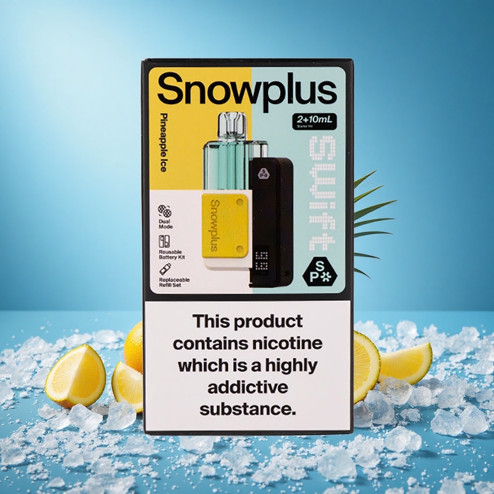 Snowplus Swift 5000 Puffs Dual Mesh 1000mAh Prefilled Pod Kit Pineapple Ice grossiste puff
