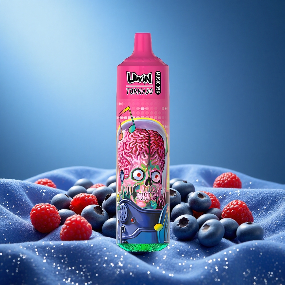 Uwin Tornado 35K Puff Disposable Vape Blueberry Raspberry 600mAh Type-C Mesh Coil grossiste puff