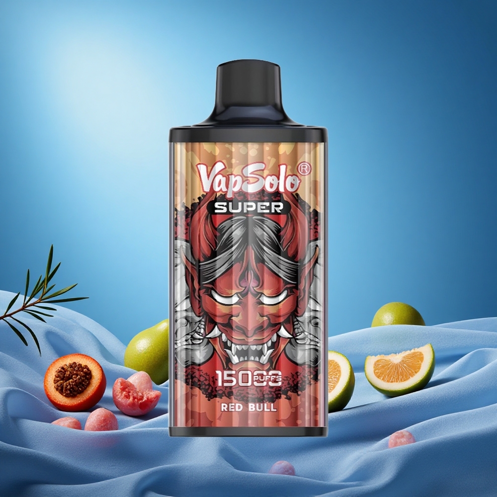Vapsolo Super 15000 Puffs Disposable Vape Red Bull 40ml 850mAh Type-C Mesh Coil grossiste puff