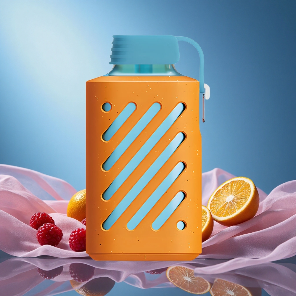 VOZOL GEAR 10000 Puffs Raspberry Tangerine Disposable Vape with 500mAh Battery 20ml E-liquid 65% PCR Materials grossiste puff