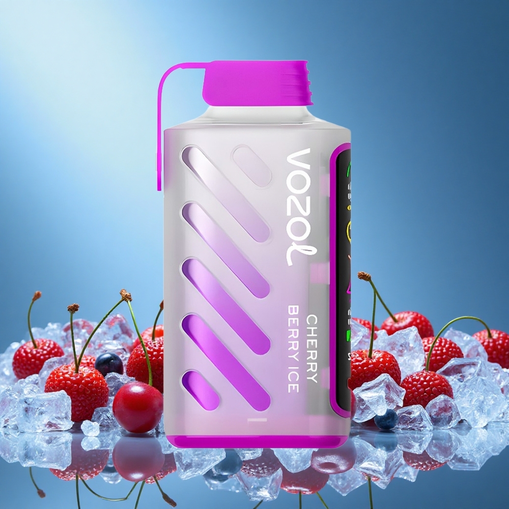 VOZOL Gear Power 20000 Puffs Dual Mesh Coil 20mL Cherry Berry Ice grossiste puff