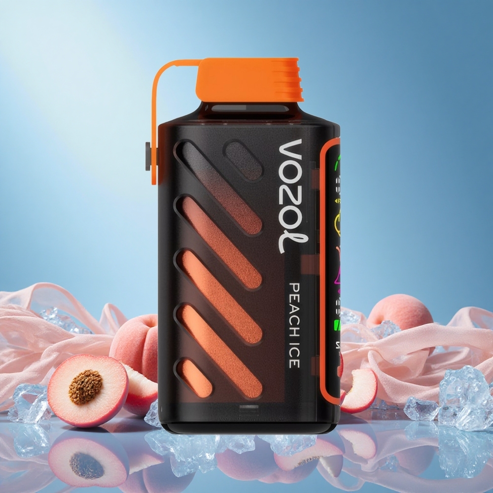 VOZOL Gear Power 20000 Puffs Dual Mesh Coil 20mL Peach Ice grossiste puff