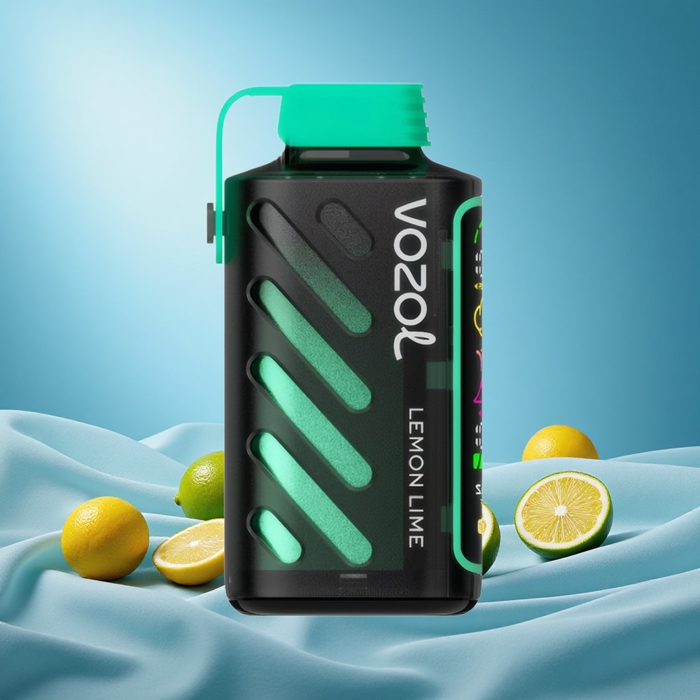 VOZOL Gear Power 20000 Puffs S.i.L.C. Tech Dual Mesh Coil Full Screen Display 20mL 5% Lemon Lime grossiste puff