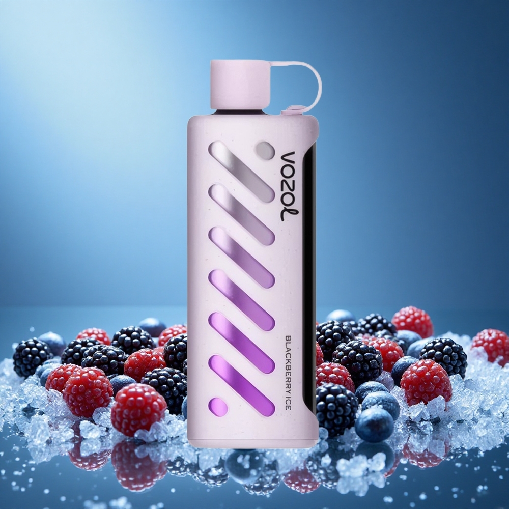 VOZOL Gear 25000 Puffs Blackberry Ice Disposable Vape with Dual Mesh Dual Modes 1000mAh Battery 5mg Nicotine S.i.L.C Tech grossiste puff