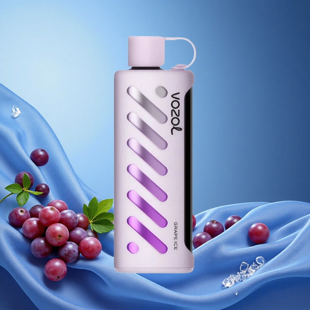 VOZOL Gear 25000 Puffs Grape Ice Disposable Vape with Dual Mesh Modes 1000mAh Battery 5mg Nicotine S.i.L.C Tech 30 Flavors grossiste puff