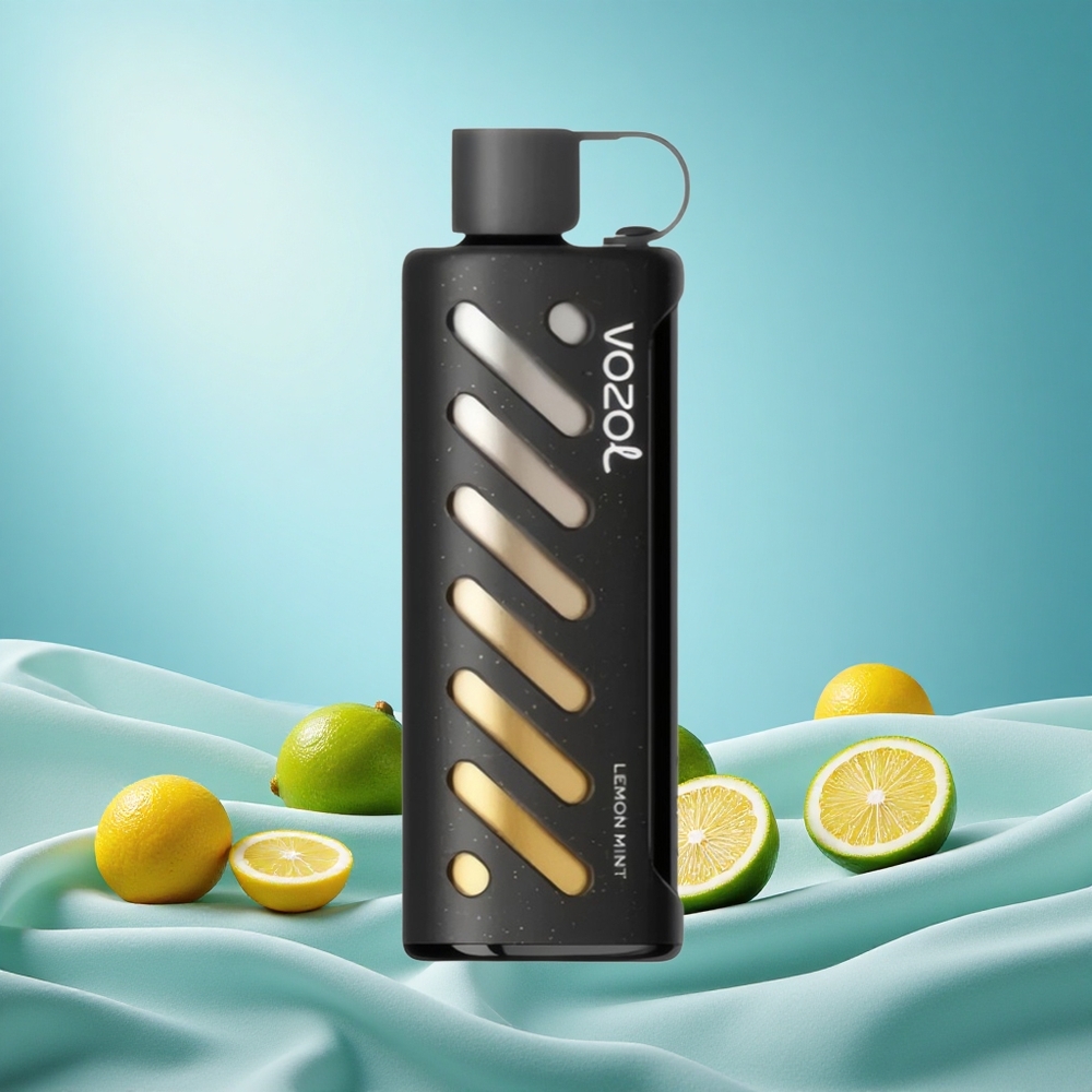 VOZOL Gear 25000 Puffs Lemon Mint Disposable Vape with S.i.L.C Tech & Dual Mesh Modes 1000mAh 5mg grossiste puff