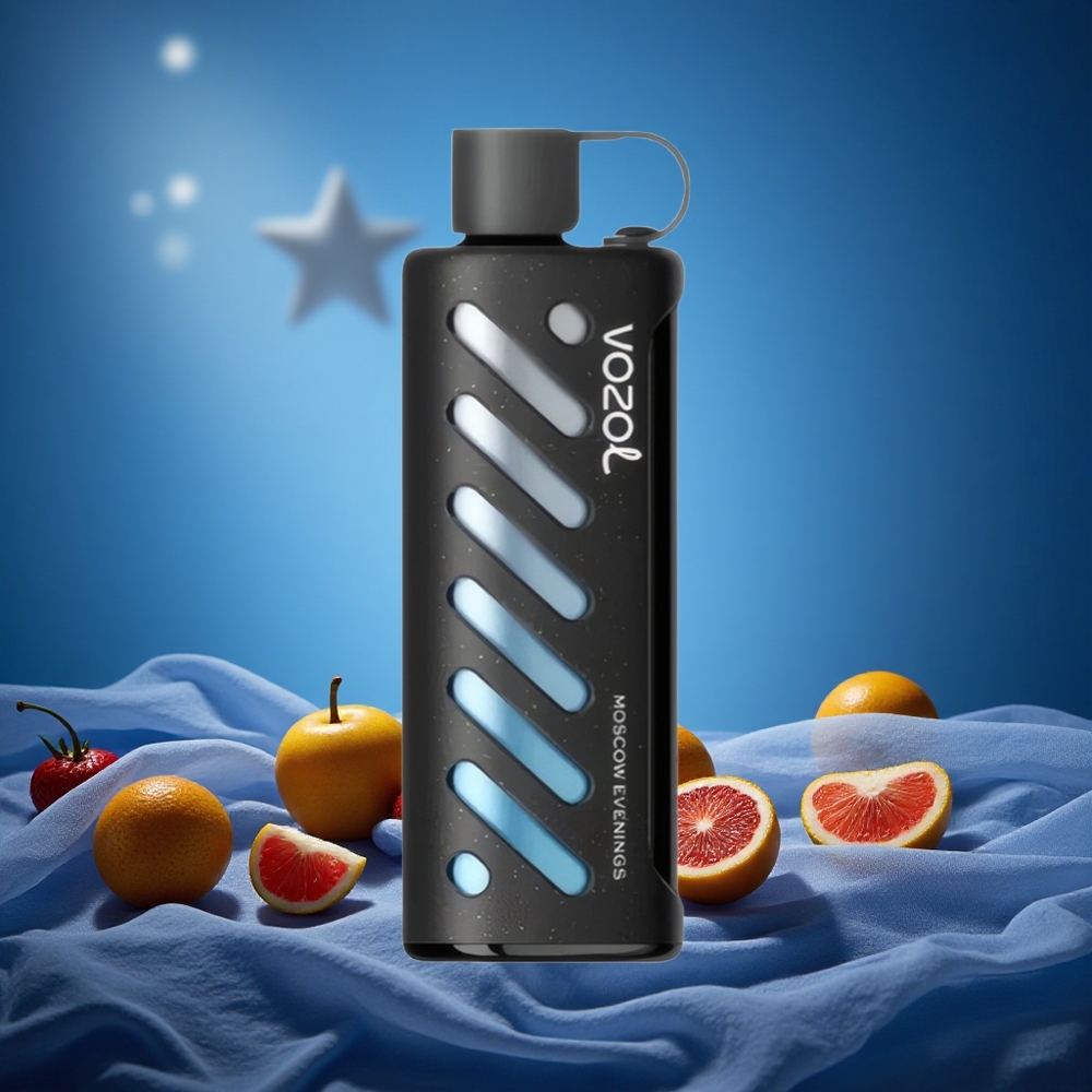 VOZOL Gear 25000 Puffs Shisha Moscow Evenings 30 Flavors Dual Mesh S.i.L.C Tech 1000mAh 5mg/ml grossiste puff