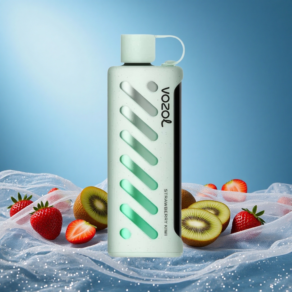 VOZOL Gear 25000 Puffs Strawberry Kiwi Disposable Vape with 30 Flavors, 1000mAh Battery, 5mg Nicotine, S.i.L.C Tech, grossiste puff