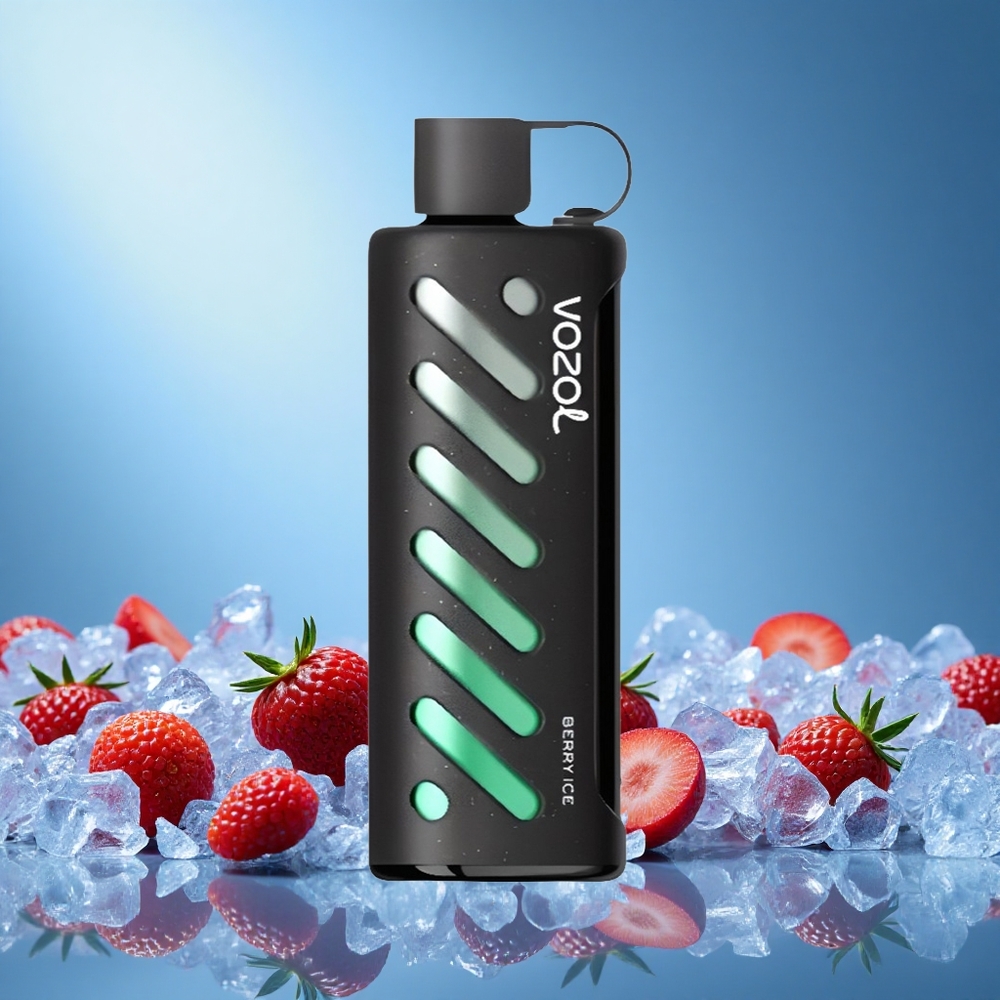 VOZOL Gear Shisha 25000 Puffs Berry Ice Disposable Vape with Dual Mesh Dual Modes 1000mAh Battery 5mg/ml Nicotine grossiste puff