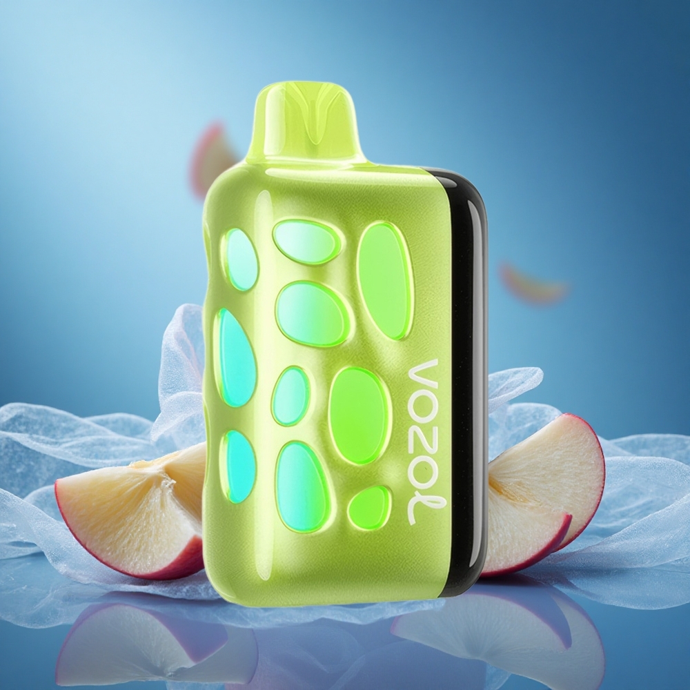 VOZOL RAVE 40000 Disposable Vape Double Apple e 80% Charge in 20 Mins Eclipse Animation 20/50mg/ml 1000mAh grossiste puff