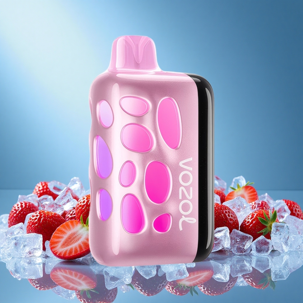 VOZOL RAVE 40000 Disposable Vape Strawberry Ice 20/50mg/ml Nicotine 1000mAh Battery grossiste puff