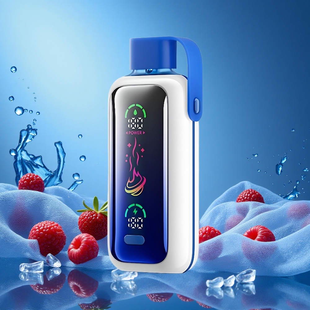VOZOL Star 20000 Puffs 2.2" HD Mirror Screen Dual Mesh 650mAh 0mg/20mg/50mg Blue Razz Ice grossiste puff