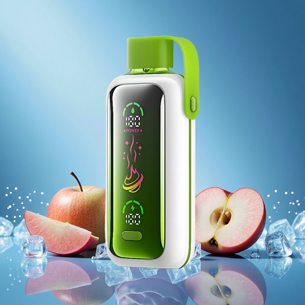 VOZOL Star 20000 Puffs Dual Apple Ice Disposable Vape with 2.2" HD Mirror Screen & Dual Mesh Modes grossiste puff