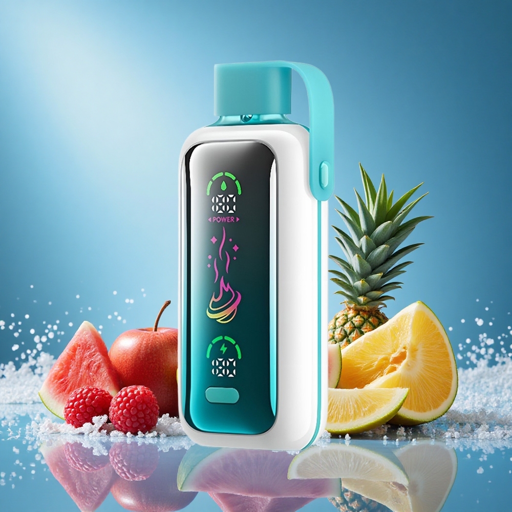VOZOL Star 20000 Puffs Dual Mesh 650mAh 2.2" HD Mirror Screen Raspberry Apple Watermelon Pineapple grossiste puff