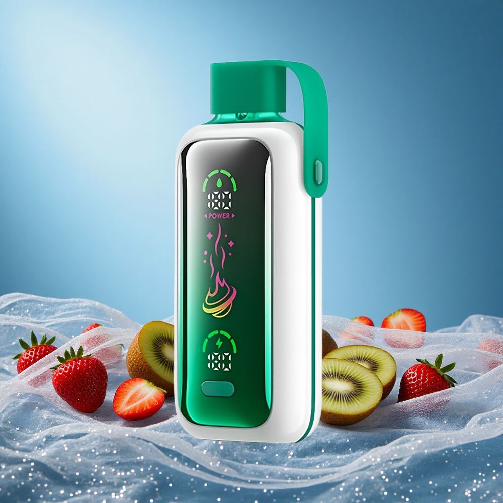 VOZOL Star 20000 Puffs Strawberry Kiwi Disposable Vape with 2.2" HD Mirror Screen Dual Mesh 650mAh 0mg/20mg/50mg grossiste puff