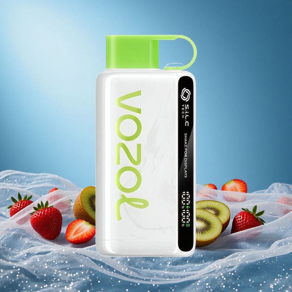 VOZOL STAR 12000 Puffs Strawberry Kiwi Disposable Vape with 650mAh Battery 30% Faster Charge grossiste puff