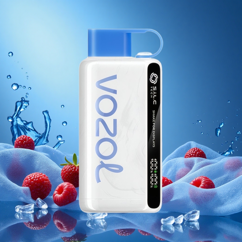 VOZOL STAR 9000/12000 Disposable Vape Blue Razz Ice with 650mAh Battery & S.i.L.C TECH grossiste puff