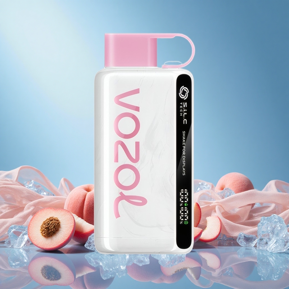 VOZOL STAR 9000/12000 Puffs Disposable Vape Peach Ice with 650mAh Battery S.i.L.C TECH grossiste puff