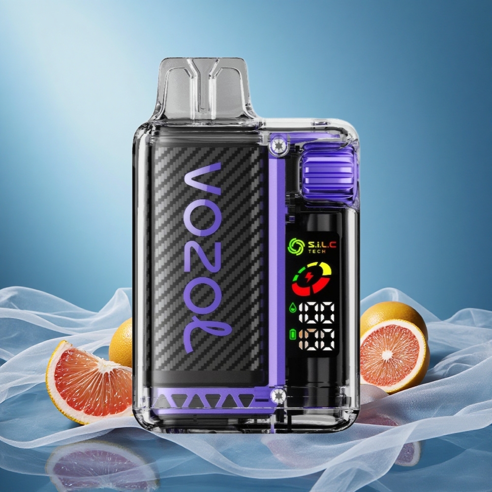 VOZOL Vista 20000 Puffs Disposable Vape Elderflower Grapefruit Rechargeable 650mAh 2% Nicotine S.i.L.C Tech Dual Mesh Coil grossiste puff