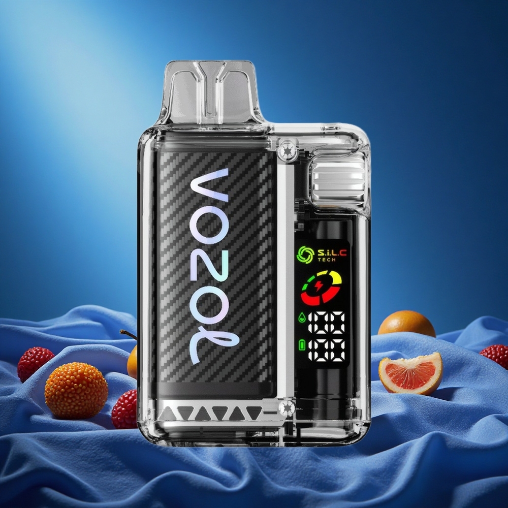VOZOL Vista 20000 Puffs Lavafire 650mAh Rechargeable 2% Nicotine OLED Screen S.i.L.C Tech Dual Mesh Coil grossiste puff