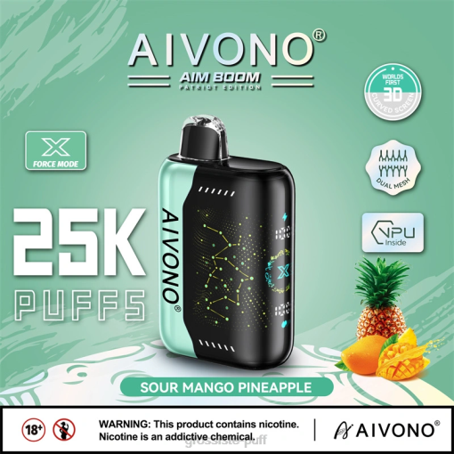 Aivono AIM BOOM 25000 Sour Mango Pineapple TLF20351