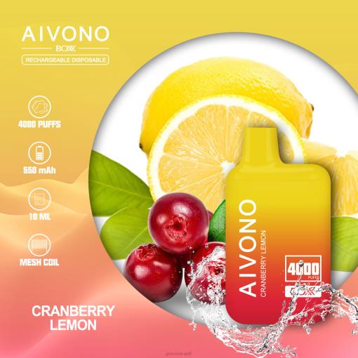 Aivono AIM BOXX 4000 Cranberry Lemon TLF20218