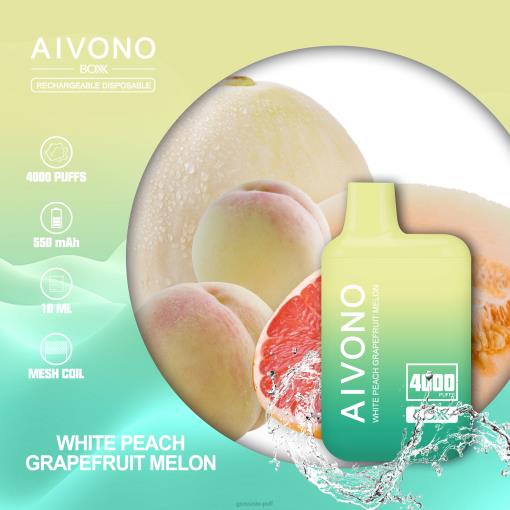 Aivono AIM BOXX 4000 White Peach Grapefruit Melon TLF20224