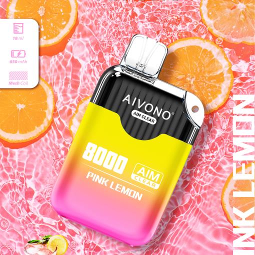 Aivono AIM CLEAR 8000 Pink Lemon TLF20211
