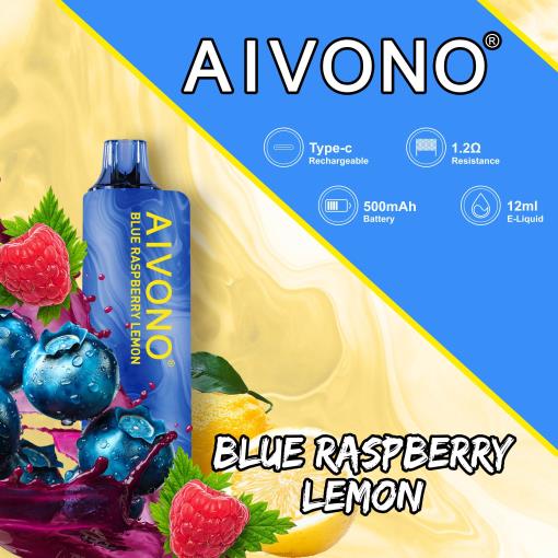 Aivono AIM GUN 7000 Blueberry Raspberry Lemon TLF20109 Aivono AIM GUN 7000 Blueberry Raspberry Lemon TLF20109