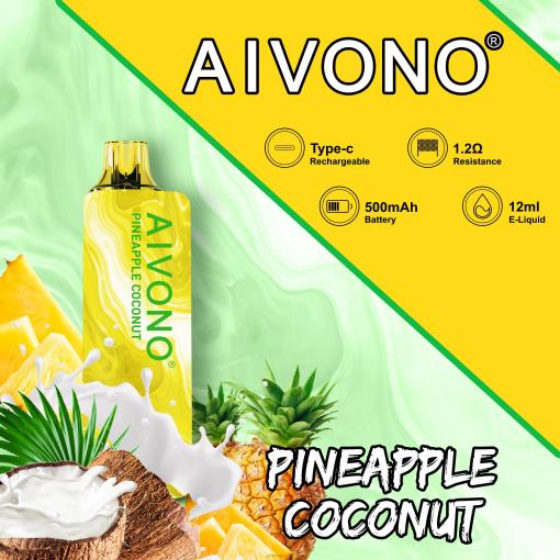 Aivono AIM GUN 7000 Pineapple Coconut TLF20106