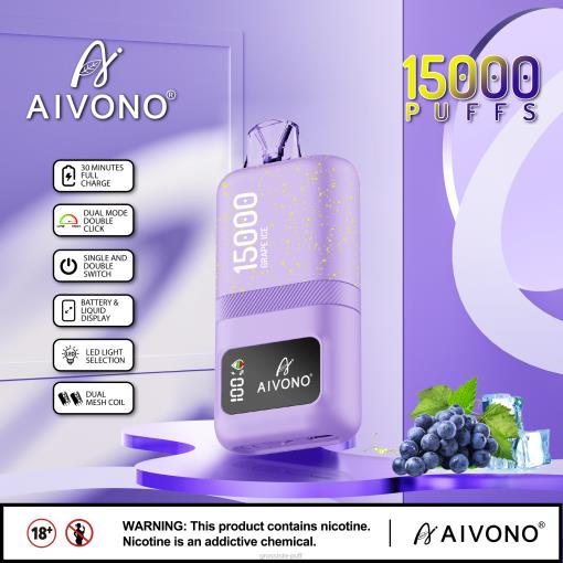 Aivono AIM magic 15000 Grape Ice TLF2060