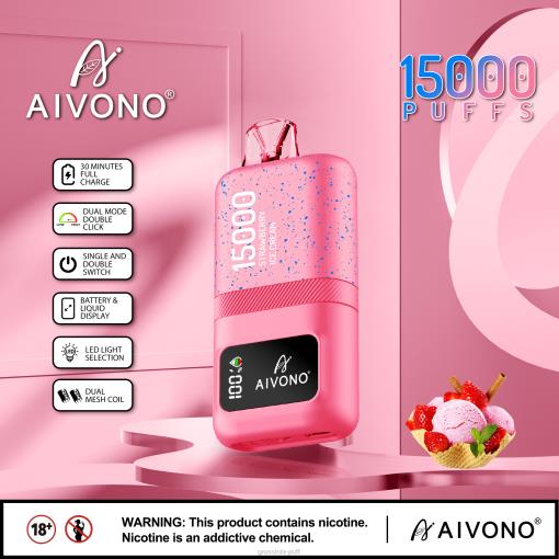 Aivono AIM magic 15000 Strawberry Ice Cream TLF2066
