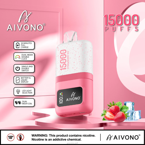 Aivono AIM magic 15000 Strawberry Ice TLF2071