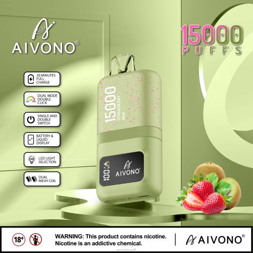 Aivono AIM magic 15000 Strawberry Kiwi TLF2063 Aivono AIM magic 15000 Strawberry Kiwi TLF2063