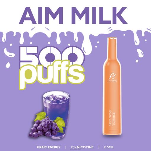 Aivono AIM MILK 500 Grape Energy TLF20265