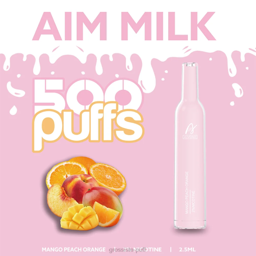 Aivono AIM MILK 500 Mango Peach Orange TLF20269