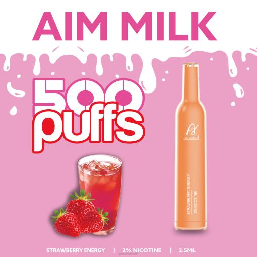 Aivono AIM MILK 500 Strawberry Energy TLF20266