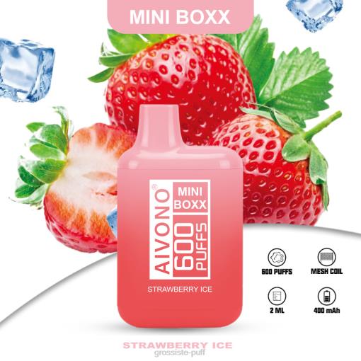 Aivono AIM MINI BOXX 600 Strawberry Ice TLF20236 Aivono AIM MINI BOXX 600 Strawberry Ice TLF20236