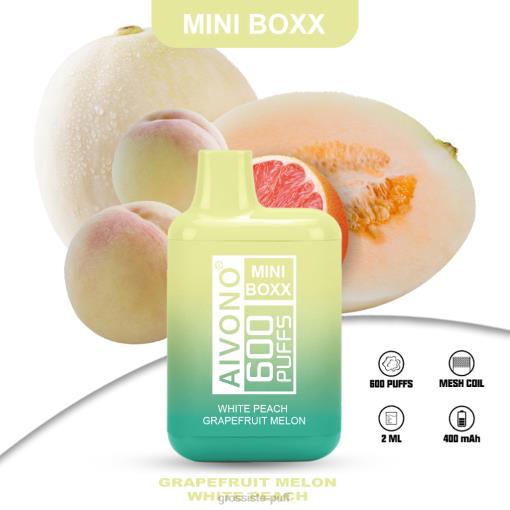 Aivono AIM MINI BOXX 600 White Peach Grapefruit Melon TLF20241