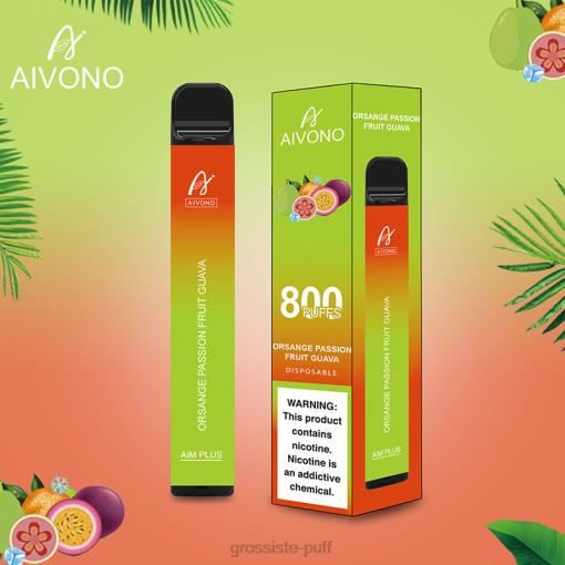 Aivono AIM PLUS 800 Orange Passion Fruit Guava TLF20189
